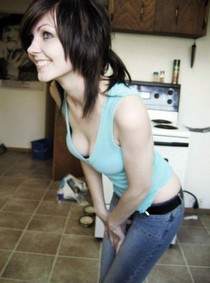 Mature girlfriend sucking